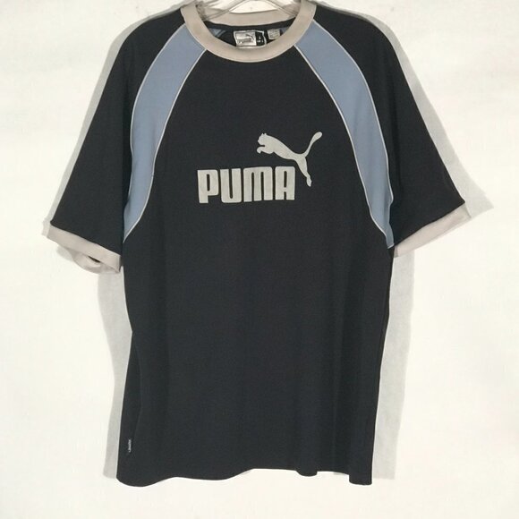 PUMA Vintage Mens Large Athletic Jersey Short SleeveT Shirt Tee - Picture 1 of 8